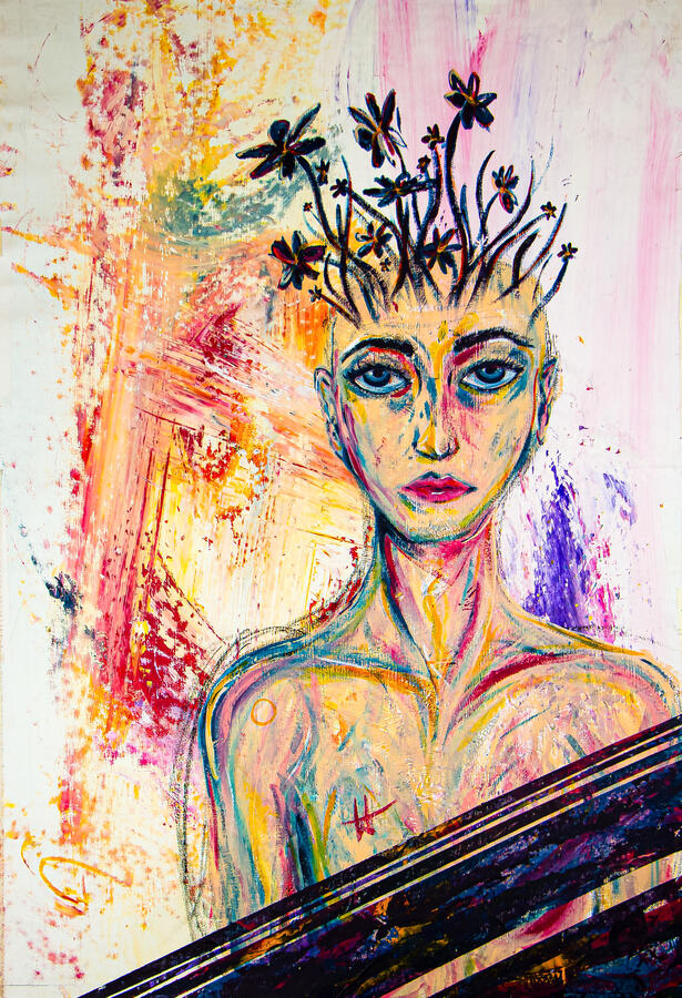 crowned (2022) 60 x 100